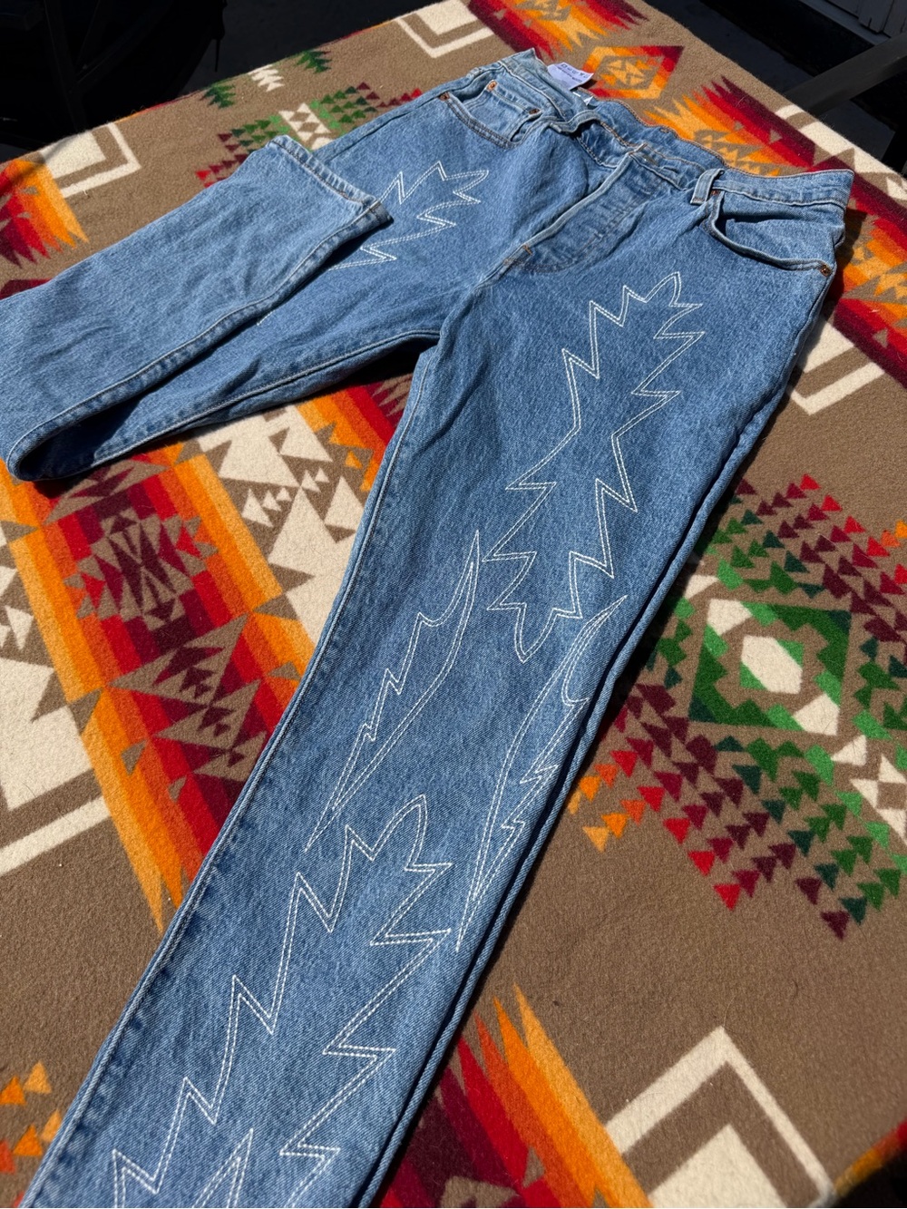 Levi's Premium 501 Del Norte
Jeans Boho Western
Embroidered